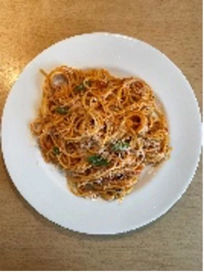 Pasta with tomato sauce