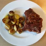 Spareribs and roast potatoes